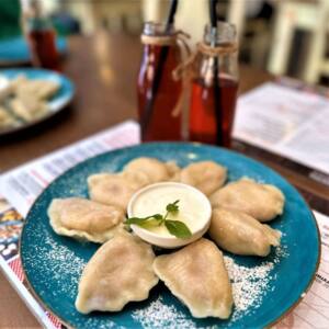 Pierogi  & Kompot