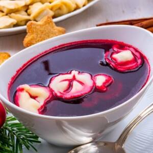 Traditional Polish Red-borsch (Barszcz Czerwony)