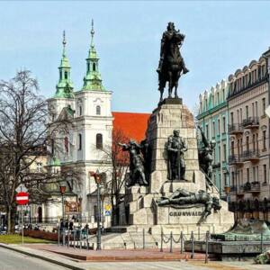 Grunwald Monument in Krakow