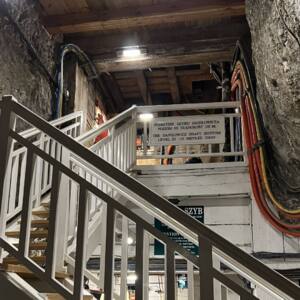 Elevator at Wieliczka Salt Mine